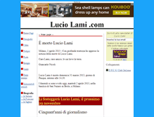 Tablet Screenshot of luciolami.com